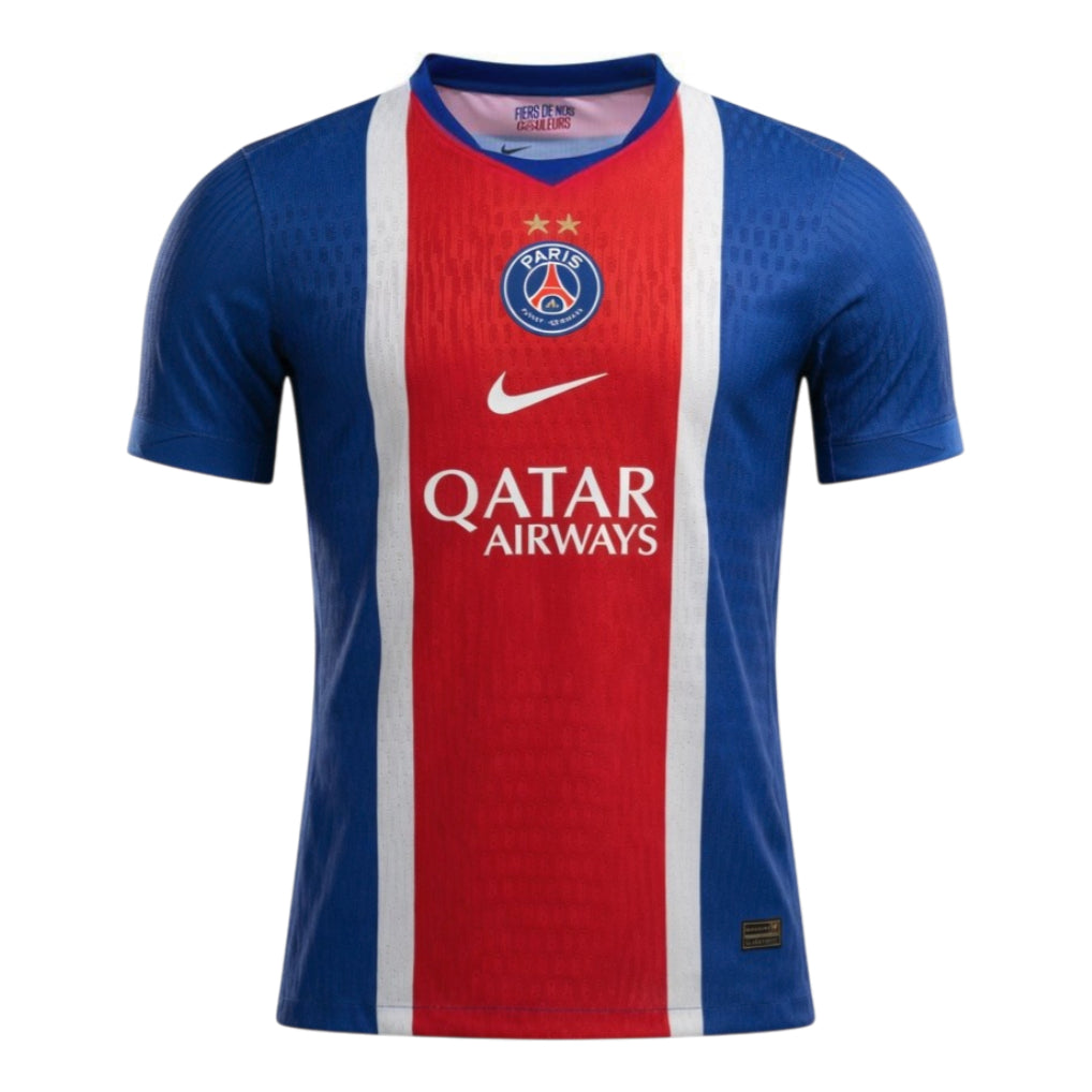 Nouveau Maillot PSG domicile 2026/2027 arboré de 2 étoiles