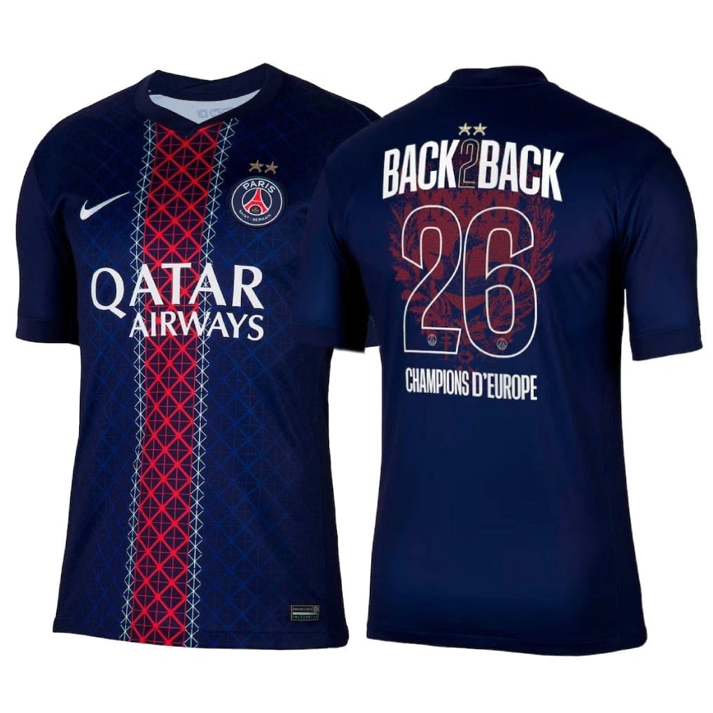 Maillot PSG domicile 2 étoiles Back 2 Back